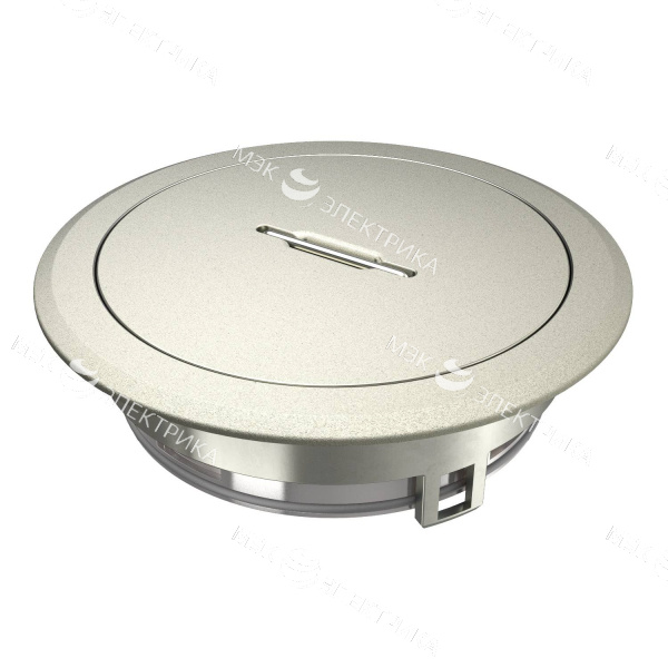 Лючок GES R2 Ni для монтажных оснований 40х140мм никелир. OBO 7408850