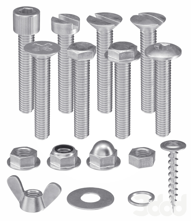 Саморезы, гайки, болты, шурупы